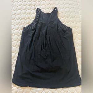 ADAY Navy Pleat and Repeat Tank, size small